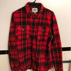 Old Navy Flannel Shirt Jacket - Size Medium